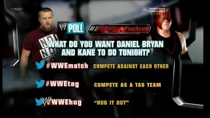 Кейн и Дейниъл Браян се прегръщат Raw.09.03.12