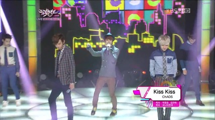 (hd) Chaos - Kiss Kiss ~ Music Bank (05.10.2012)
