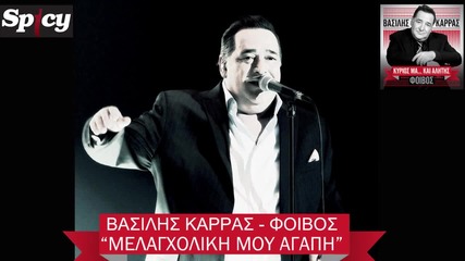 Vasilis Karras - Melagxoliki mou agapi - Official Audio (превод)