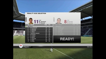 Rsc Anderleht - Standard Liege Penalty kick (fifa12)