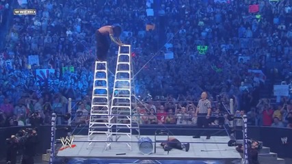 Jeff Hardy Misses Massive Legdrop At Wrestlemania 25