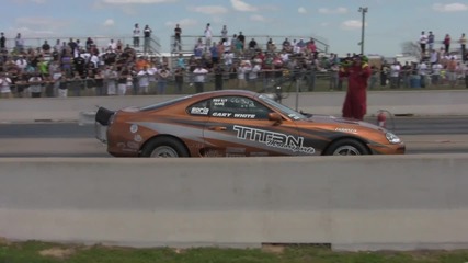 Tx2k11 Titan Supra goes 7.75 @ 178mph