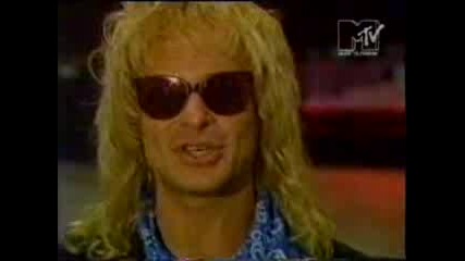 David Lee Roth - Rare Live + Interview 1989