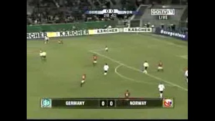 Футбол Германия - Норвегия 0 - 1