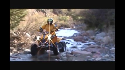 Can Am 800r Renegade. Crossing a River