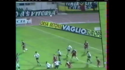 1996 Sporting Lisbon Portugal 2 Metz France 1 Uefa Cup