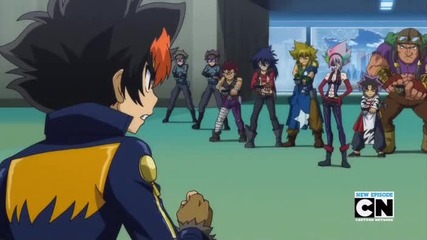 Beyblade Shogun Steel - Episode 21 - The Legend and the Evil Combine