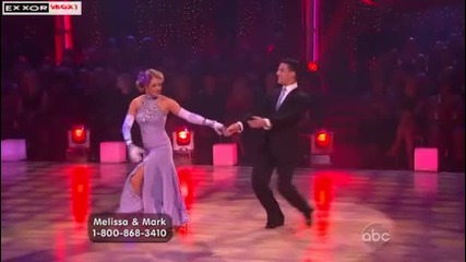 Dancing With The Stars Us - Валс 2 - Melissa & Mark 