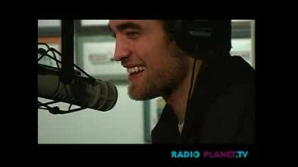 Robert Pattinson Raps With Dj Whoo Kid - Part 1 (unedited) Funny