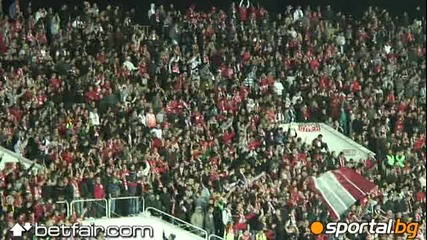 Ултрасите на Цска - Cska - Porto 30.09.2010 