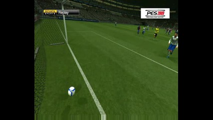 Pes 2009 - Барселона - Манчестър Юнайтед - Гол На Анри 