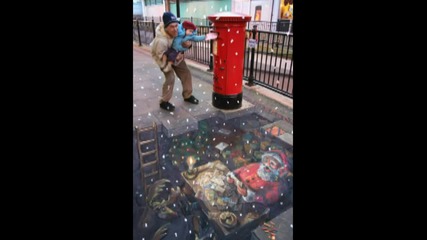 3 D Street Art - рисунки!