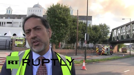 UK: One hospitalised after London's Baitul Futuh Mosque goes up in flames