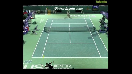 Virtua Tennis 2009 - My Gameplay!!!!!!!!!!!
