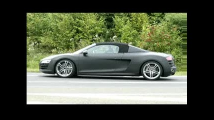 Audi R8 Spider Spy Video