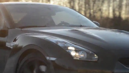 Nissan Gt-r Drift в снега