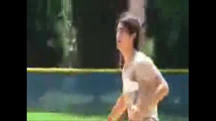 Jonas Brothers Playing Kickball