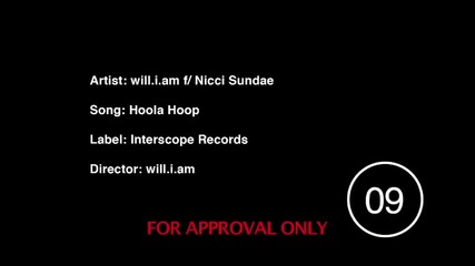 Премиера !!! Will.i.am Feat. Nicci Sundae - Hoola Hoop [ hd 720p ]
