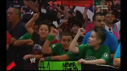 Wwe Raw 6.8.2012 John Cena Vs Daniel Bryan