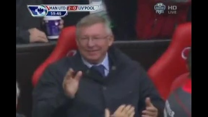 Страхотен гол на Бербатов Срещу Liverpool