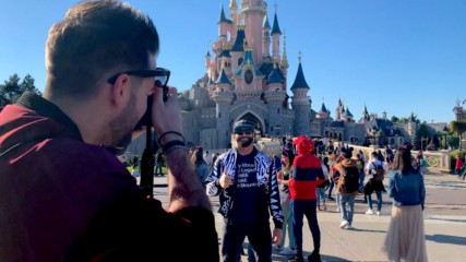 Zack Ryder visits Disneyland Paris
