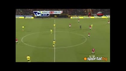 17.11.2012 Норич-манчестър Юнайтед 1-0 Премиършип