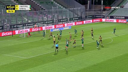 Лудогорец - Ботев Пловдив 2:0 /първо полувреме/