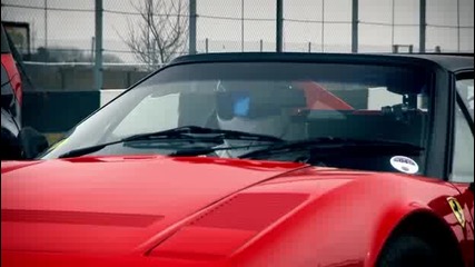 Top Gear - Шкода Йети по-бърза от Ферари 308 Gts + бг субтитри