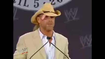 Wwe Shawn Michaels Wrestlemania Xxv Press Conference.avi