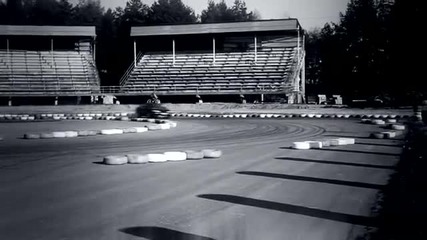 Street Drift - Black and White