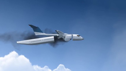 Самолет с капсула спасява пътници по време на катастрофа