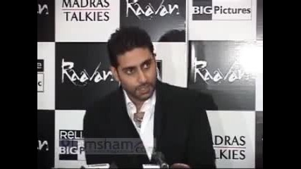 Aishwarya Abhishek and Vikram Describe Their Characters in Raavan 