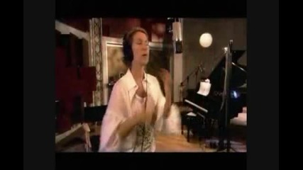 Celine Dion Recording In Studio / Селин Дион в студиото