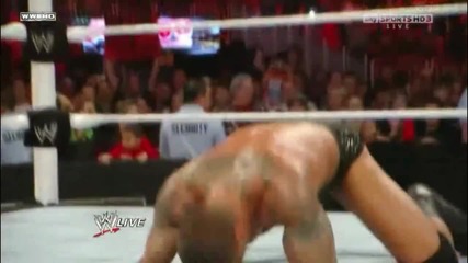 The Miz reverses the Rko into Skull Crushing Finale and becomes new Wwe Champion