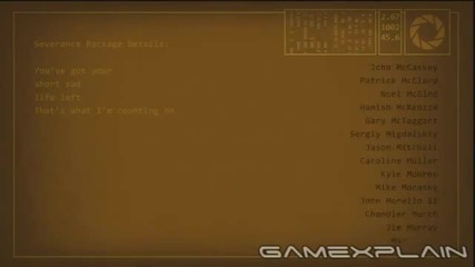 Portal 2 - Credits