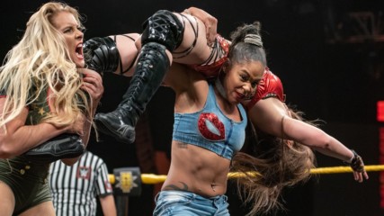 Io Shirai vs. Mia Yim vs. Bianca Belair vs. Lacey Evans - No. 1 Contender's Fatal 4-Way Match: WWE NXT, Dec. 26, 2018