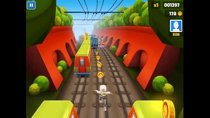 Just gameplay - Subway surfers (тони)