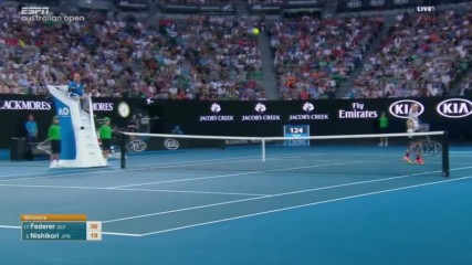 Federer vs. Nishikori - Australian Open 2017 R4 Espn Highlights