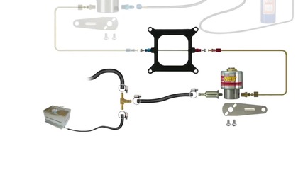 Nos Nitrous Oxide Spray Bar - Plate N2o Injection System 