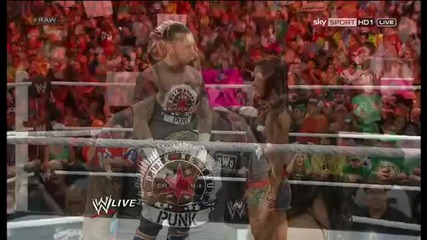 Wwe Ей Джей Предлага Брак На См Пънк 09.07.2012