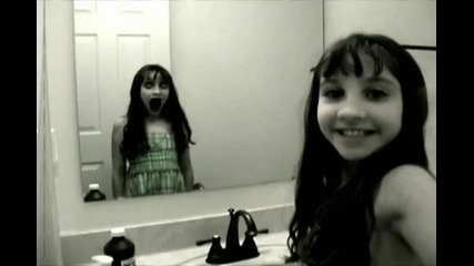 Creepy Grudge Ghost Girl in the Mirror!