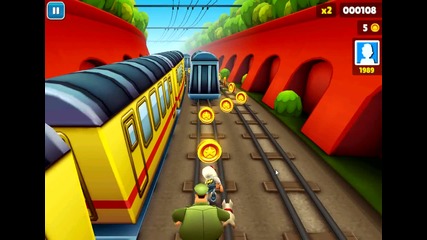 Subway Surfers Epizode #8 (извинете,че е малък но играя от 1 ден)