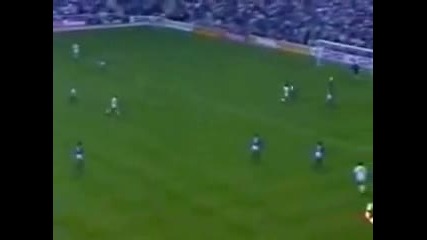 Real Madrid vs Real Oviedo Spanish League 1989-1990