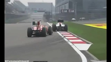 Formula1 2011 China Fp2 Alonso vs. Karthikeyan