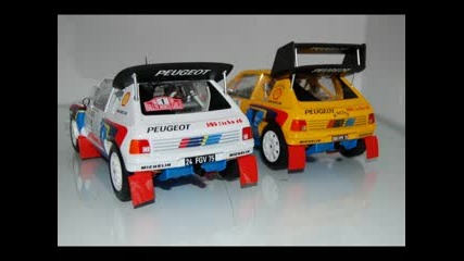 Peugeot 205 - Rallye T16 - 1/43 & 1/18 