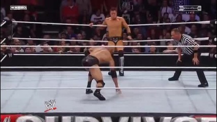 The Rock - Double Leg Takedown Spinebuster