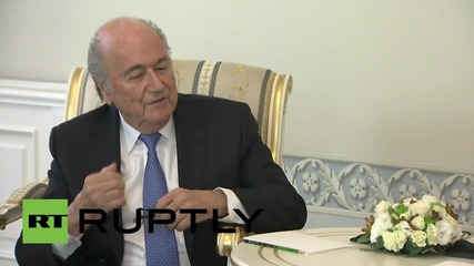 Russia: Blatter tells Putin FIFA supports 2018 Russian World Cup