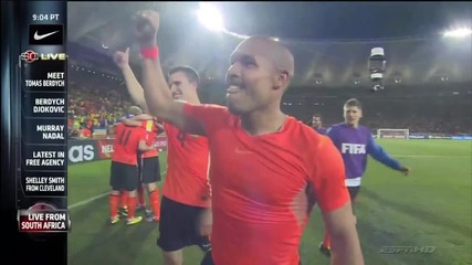 2010 World Cup Quarter - Final Netherlands - Brazil 2 - 1 Highlights 
