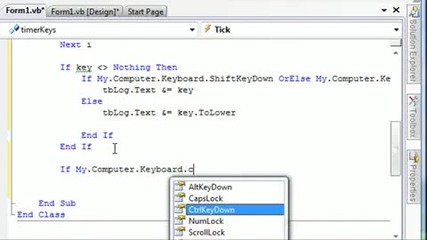 Invisible Keylogger in Visual Basic