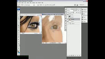 Rihanna - Рисуване С Photoshop (Страхотен Резултат)